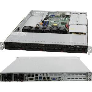 Серверная платформа Supermicro 5019C-WR <SYS-5019C-WR> - 1U, 1x LGA1151, 4x 3.5", 2xGbE