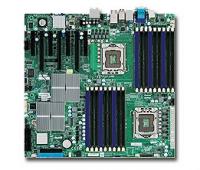 Материнская плата Supermicro X8DAH+-F <X8DAH+-F> - E-ATX, Dual LGA1366, 5520, DDR3 ECC 2xGbE, IPMI