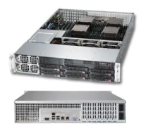 Серверная платформа Supermicro 8027R-TRF+ <SYS-8027R-TRF+> - 2U Twin, 4x LGA2011, 6x 3.5"