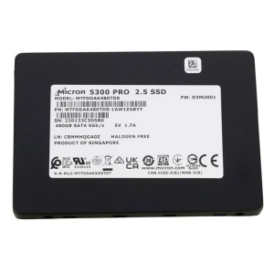 SSD SATA 2.5" 480Gb 6Gb/s Micron 5300 MAX < MTFDDAK480TDT-1AW1ZABYY > 