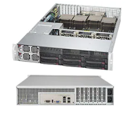Серверная платформа Supermicro 8028B-TR3F <8028B-TR3F> - 2U Twin, 4x LGA2011-3, 6x 3.5"