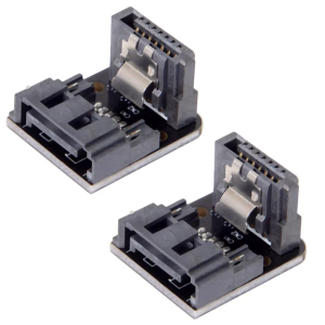 Переходник угловой SATA M to SATA F SA-017-DN