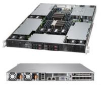 Платформа Supermicro <SYS-1027GR-TRT2> - 1U, 2x LGA2011, 16x DDR3, 3x PCIe x16, 3x GPU