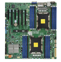 Материнская плата Supermicro X11DPI-N <X11DPI-N> - E-ATX, Dual LGA3647, C621, DDR4, 2xGbE, IPMI