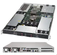 Платформа Supermicro <SYS-1029GP-TR> - 1U, 2x LGA3647, 16x DDR4, 3x GPU