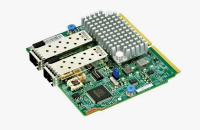 Сетевой адаптер Supermicro AOC-MTGN-i2S <AOC-MTGN-i2S> - 2xSFP+, 10GbE, SIOM, Intel 82599ES