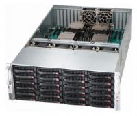 Серверная платформа Supermicro 848A-R1K62B <848A-R1K62B> - 4U, 4x G34, 24x 3.5"