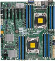 Материнская плата Supermicro X10DRH-CT <X10DRH-CT> E-ATX, Dual LGA2011-3, C612, DDR4, 2x10GbE, IPMI