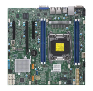 Материнская плата Supermicro X11SRM-F <X11SRM-F> - mATX, LGA2066, C422, DDR4, 2xGbE, IPMI