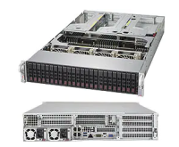 Серверная платформа Supermicro 2048U-RTR4 <SYS-2048U-RTR4> - 2U, 4x LGA2011, 24x 2.5", 4x10GbE