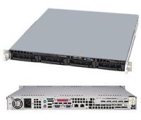 Серверная платформа Supermicro 5017C-MTF <SYS-5017C-MTF> - 1U, 1x LGA1155, 4x 3.5", 2xGbE