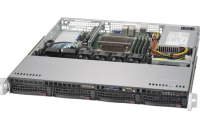 Серверная платформа Supermicro 5019S-MR <SYS-5019S-MR> - 1U, 1x LGA1151, 4x 3.5", 2xGbE, IPMI