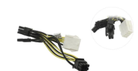 Кабель питания Supermicro CBL-PWEX-1040  5cm 8-pin to Two 6+2 Pin Power Cable