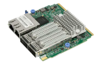 Сетевой адаптер Supermicro AOC-MHIBF-m2Q2G <AOC-MHIBF-m2Q2G> - 2xQSFP(56Gb/s IB/40GbE)+2xRJ45(1GbE),