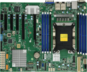 Материнская плата Supermicro X11SPI-TF <X11SPI-TF> - ATX, LGA3647, C622, DDR4, 2x10GbE, IPMI