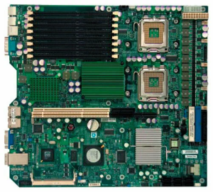 Материнская плата Supermicro X7DBR-3 <X7DBR-3> - E-ATX, Dual LGA771, 5000P, DDR2, 2xGbE, IPMI, 8xSAS