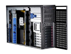 Платформа Supermicro <SYS-7049GP-TRT> - 4U, 2x LGA3647, 16x DDR4, 4x PCIe x16, 4x GPU 