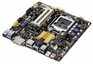 Материнская плата ASUS H81T <H81T> - Mini-DTX, LGA1150, H81, DDR3