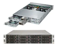Платформа Supermicro 6028TP-HC1FR 4x NODE RAID 3108, IB б/у