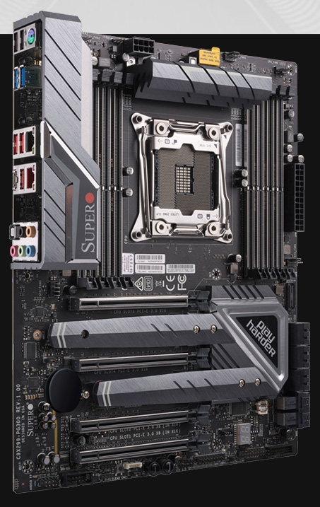  Плата Supero C9X299-PG300 рассчитана на геймерскую аудиторию