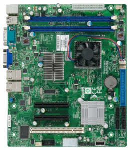 Материнская плата Supermicro X7SLA-H <X7SLA-H> - FlexATX, встроенный Intel Atom 330, DDR2, 2xGbE