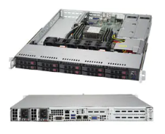 Серверная платформа Supermicro 1019P-WTR <SYS-1019P-WTR> - 1U, 1x LGA3647, 4x 3.5", 2xGbE, IPMI
