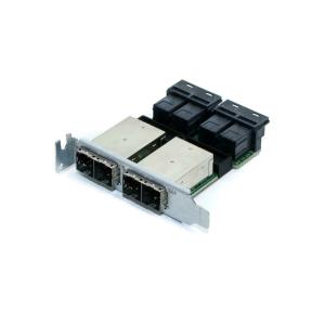 Переходник SAS Supermicro <AOM-SAS3-16I16E-LP> - 16 портов MiniSAS HD, Int-Ext, LP