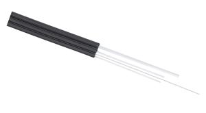 Оптоволоконный кабель 9/125 одномодовый Cabeus SW-FTTH-9-01-4-LSZH-IN/OUT-40 1 волокно черный 1м.