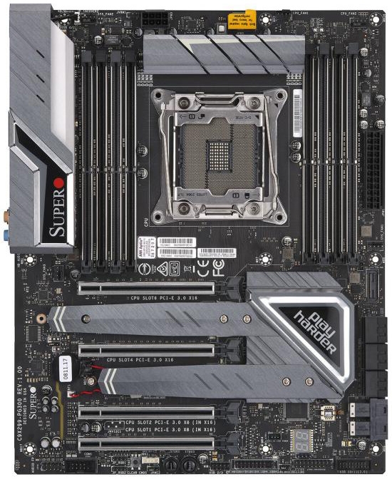  Плата Supero C9X299-PG300 рассчитана на геймерскую аудиторию