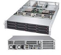 Серверная платформа Supermicro 6028U-TR4T+ <SYS-6028U-TR4T+> - 2U, 2x LGA2011-3, 12x 3.5", 4x10GbE