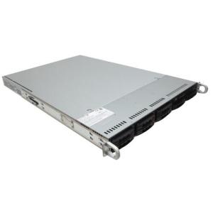 Серверная платформа Supermicro 1026T-URF4+ <SYS-1026T-URF4+> - 1U, 2x LGA1366, 8x 2.5", 4x1GbE