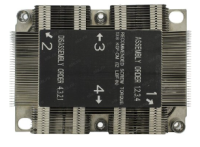 Радиатор Supermicro SNK-P0067PS <SNK-P0067PS> - 1U, LGA3647 Narrow, пассивный, 205W