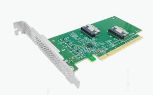 Адаптер NVMe HBA LR-Link <LRNV9F14> - 2x SlimSAS SFF-8654, PCIe x8