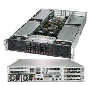 Платформа Supermicro <SYS-2029GP-TR> - 2U, 2x LGA3647, 16x DDR4, 6x GPU