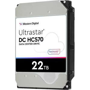 HDD SATA 3.5" 22Tb 6Gb/s 7K WD DC HC570 WUH722222ALE6L4