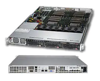 Серверная платформа Supermicro 8017R-TF+ <SYS-8017R-TF+> - 1U Twin, 4x LGA2011, 3x 3.5"