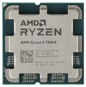 Процессор AMD Ryzen 9 7900X <100-000000589> - 4.7-5.6GHz, 12C 24T, 170W, AM5