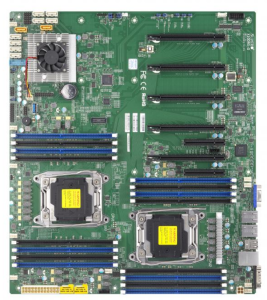 Материнская плата Supermicro X10DRG-Q <X10DRG-Q> - Prop, Dual LGA2011-3, C612, DDR4, 2xGbE, IPMI