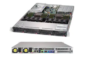 Серверная платформа Supermicro 6019U-E1CRTP+ <SYS-6019U-E1CRTP+> - 1U, 2x LGA3647, 12x 3.5", 2x10GbE
