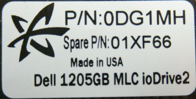 SSD PCIe 1.2Tb HPE Fusion-io ioDrive2